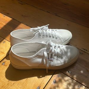 Superga white sneakers